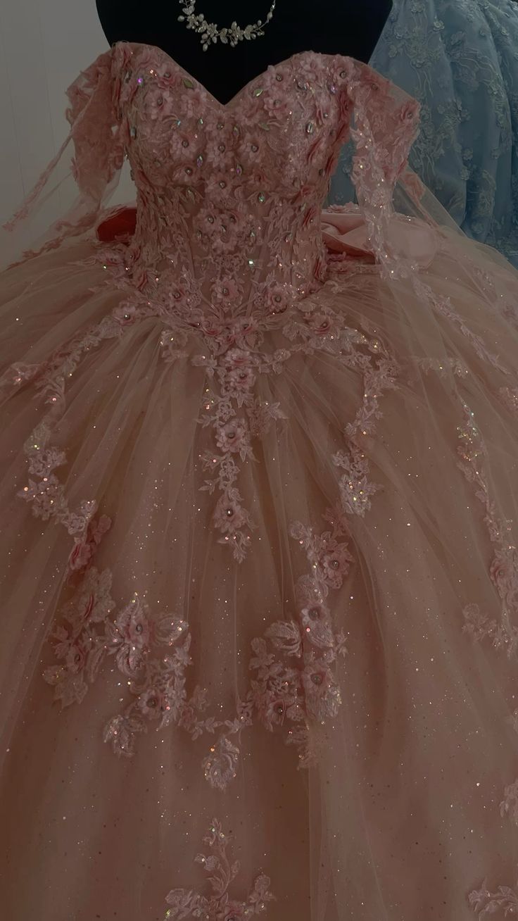 A Line Pink Quinceanera Dress Ball Gown Off Shoulder Sweet 16 Dress fg7367