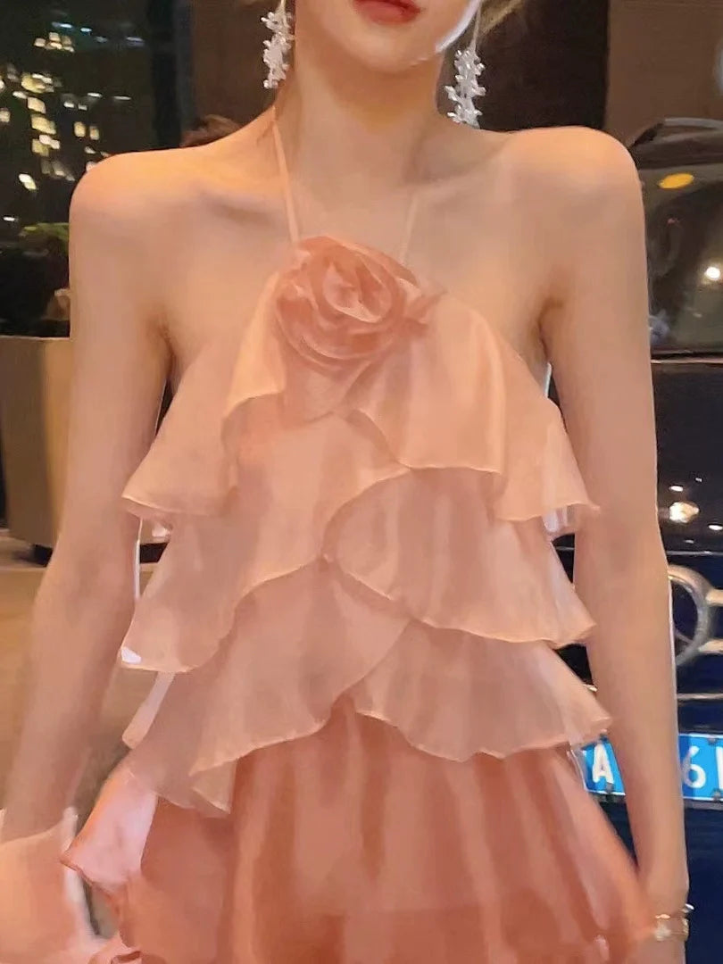 A Line Halter Short Evening Dress Cocktail Dresses Short Birthday Party Dress fg7885