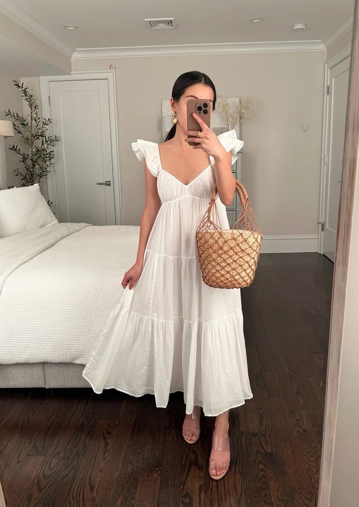 White A Line Party Dress Evening Dress Prom Dresses fg7849