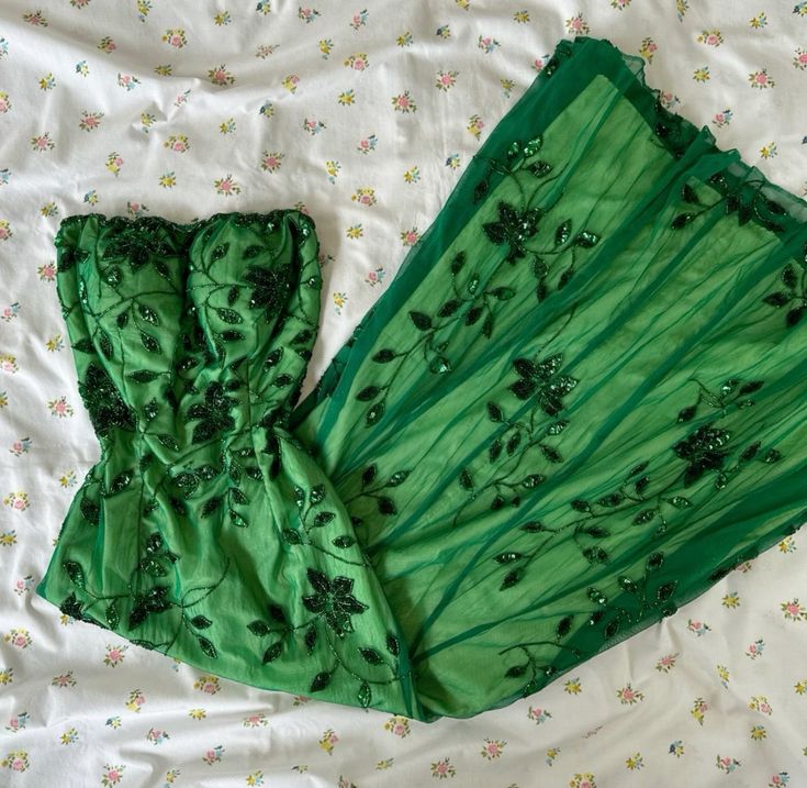 Vintage Women's Green Prom Dress Formal Dress Evening Party Dresses fg7784