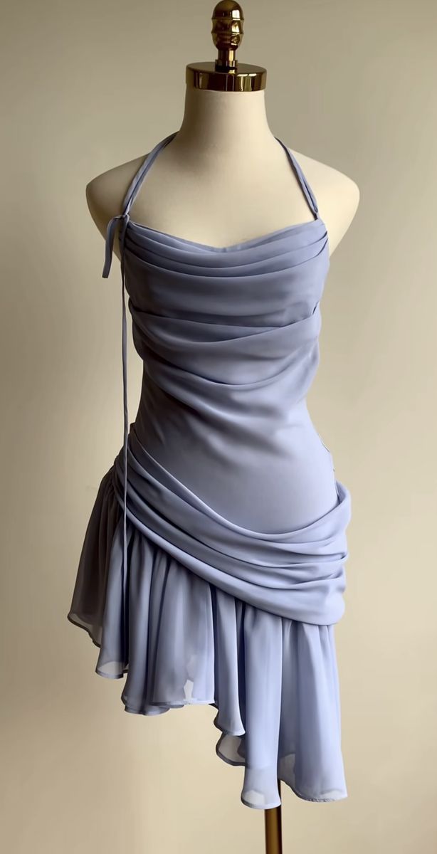 Irregular Chiffon Prom Party Dress Simple Evening Dress fg7628