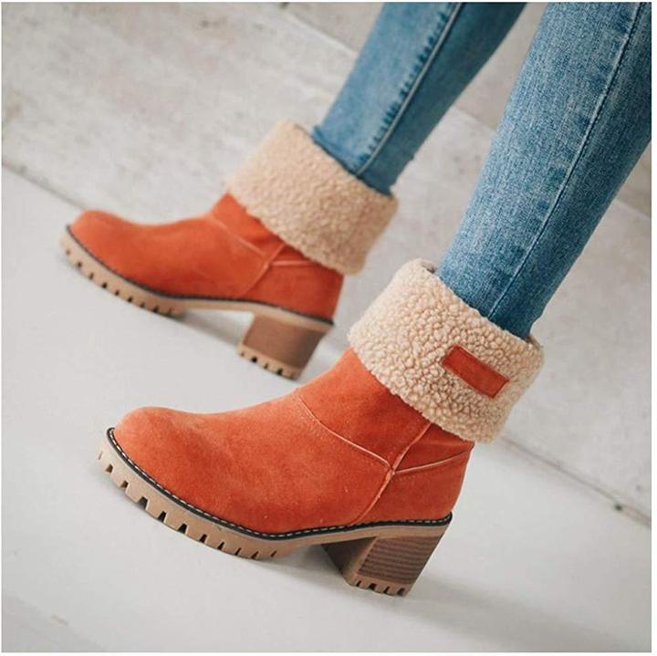 ����Black Friday promotion����COSY Winter Premium Women Suede Snow Chunky Ankle Boots