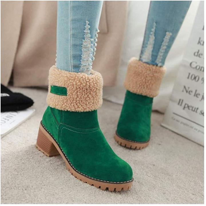 ����Black Friday promotion����COSY Winter Premium Women Suede Snow Chunky Ankle Boots