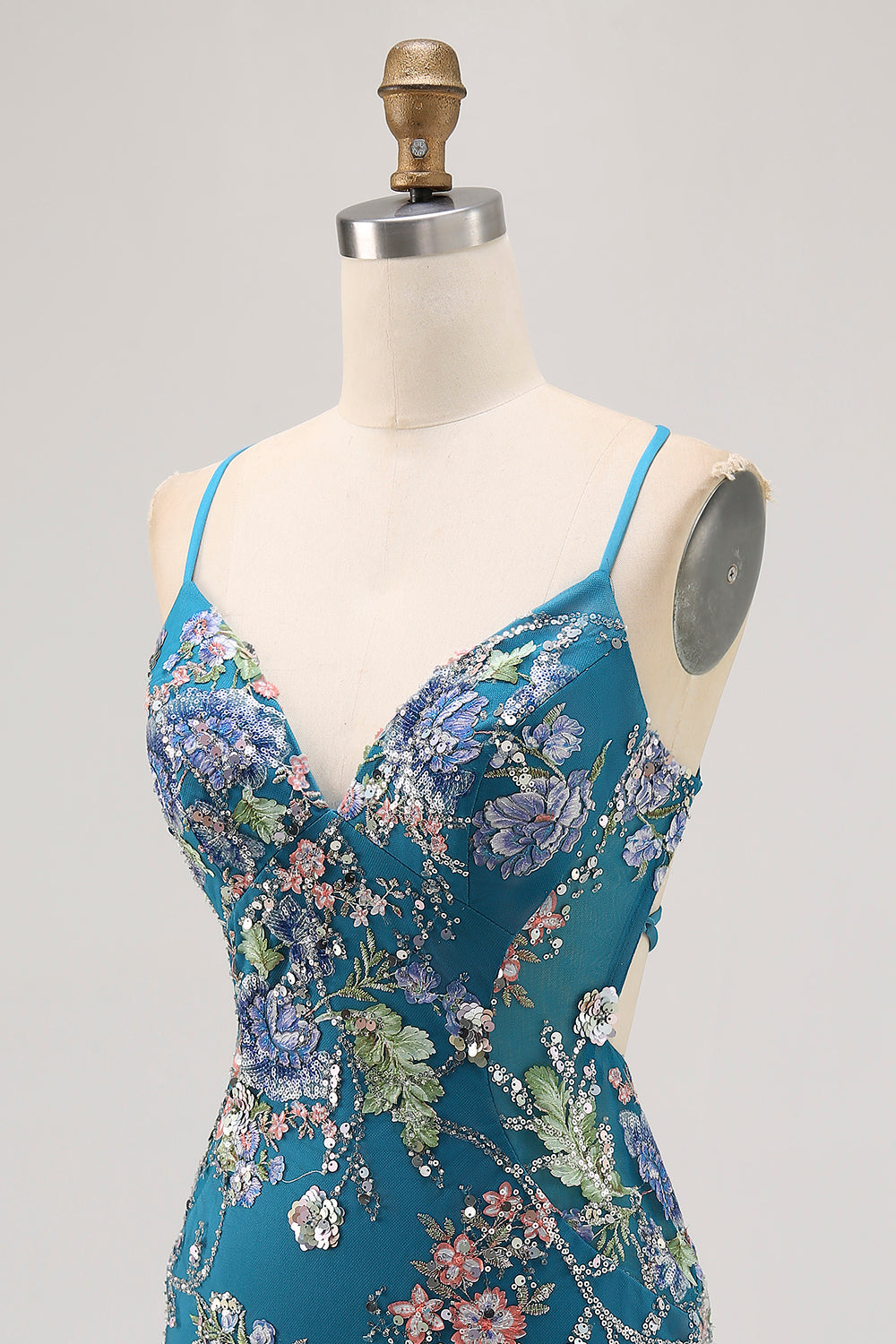 Black Bodycon Short Floral Homecoming Dress with Sequins