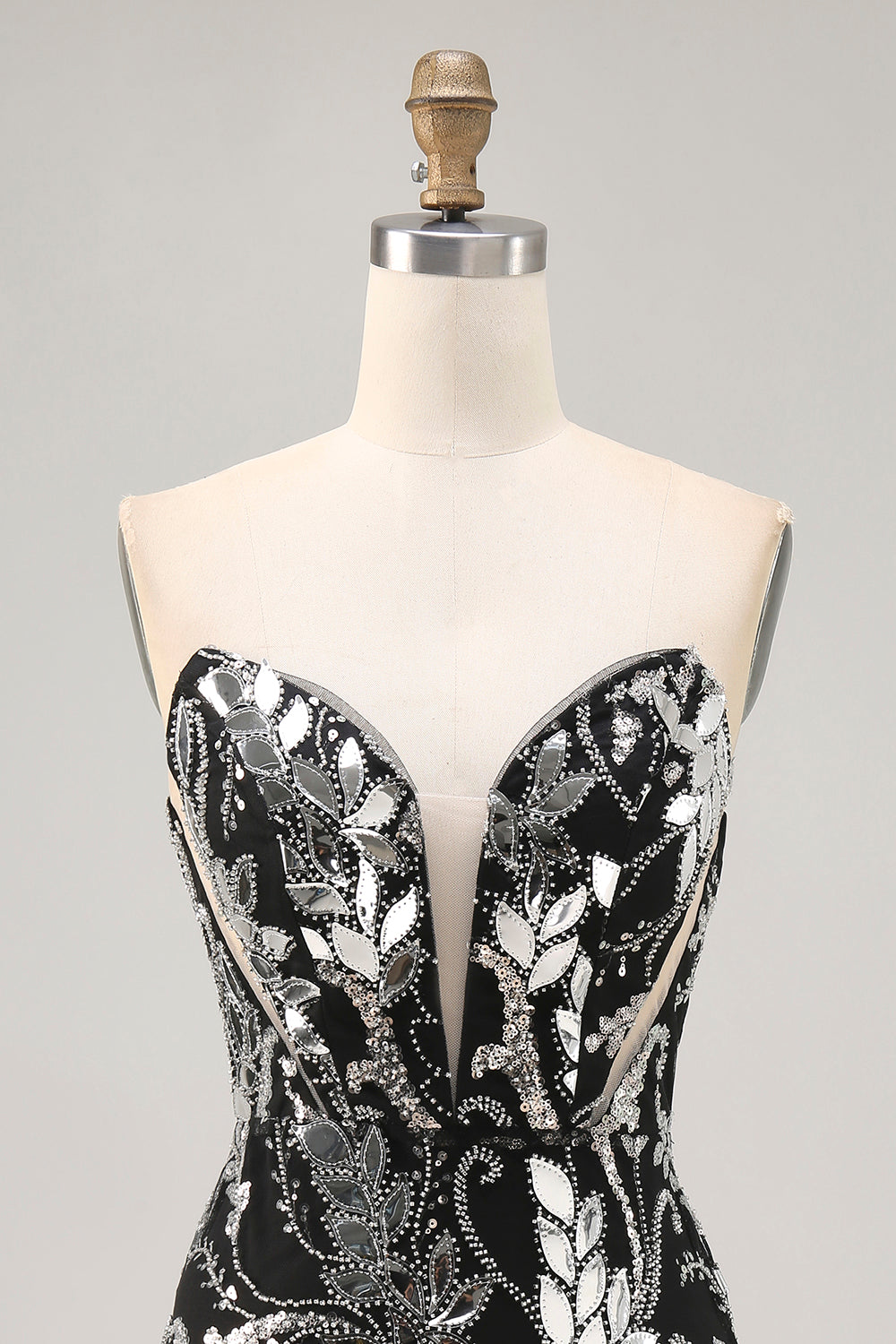 Sparkly Black Bodycon Sequins Short Homecoming Dress with Beading