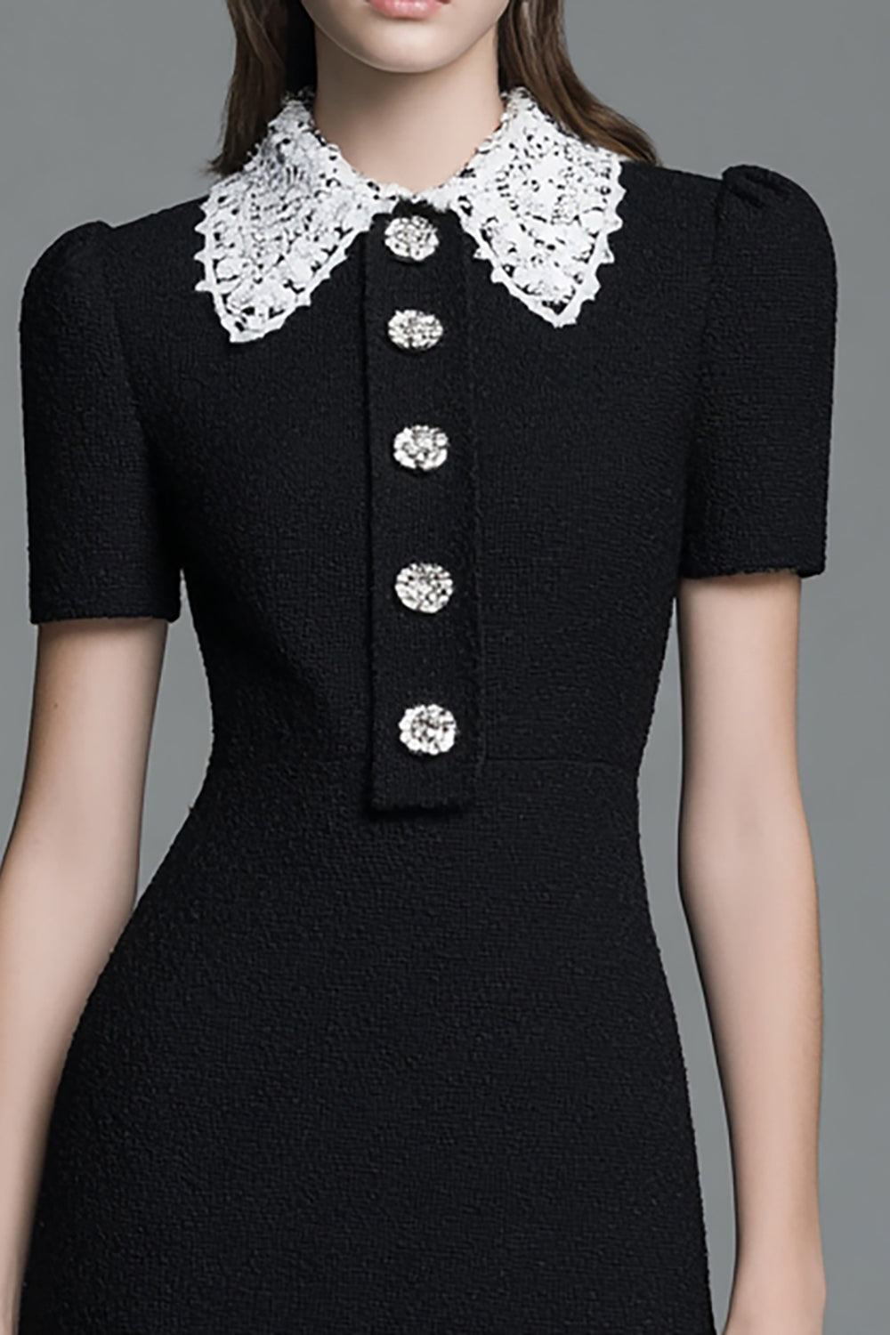 Bodycon Short Black Work Dress