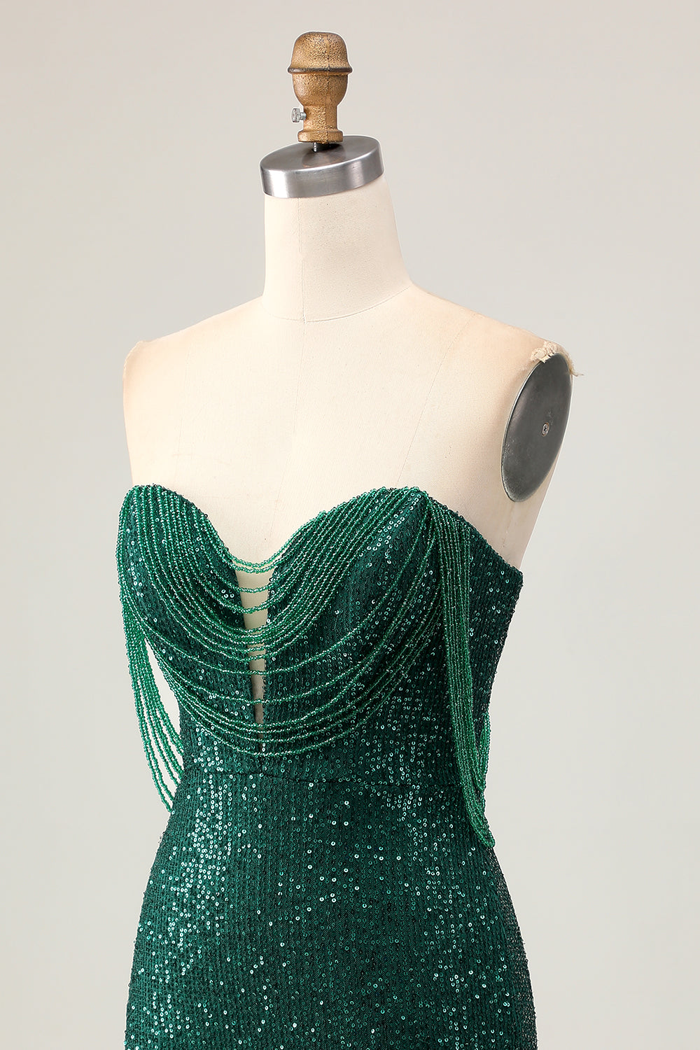 Sparkly Off The Shoulder Dark Green Bodycon Sequins Homecoming Dress
