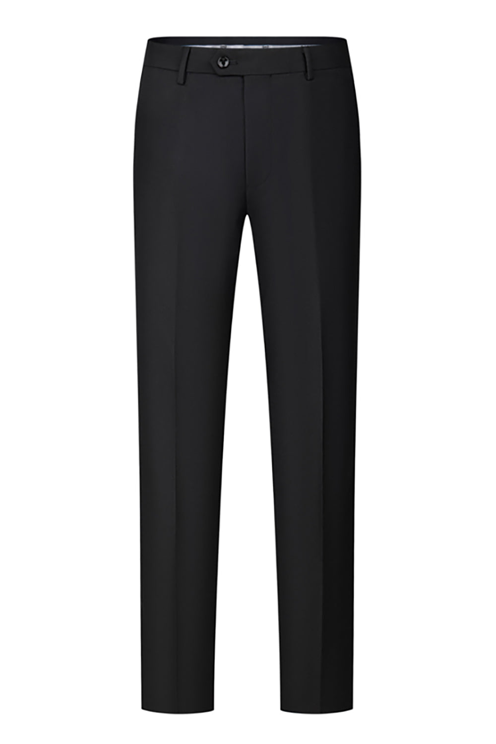 Men's Black Peaked Lapel Beaded 3 Pieces Wedding Suits