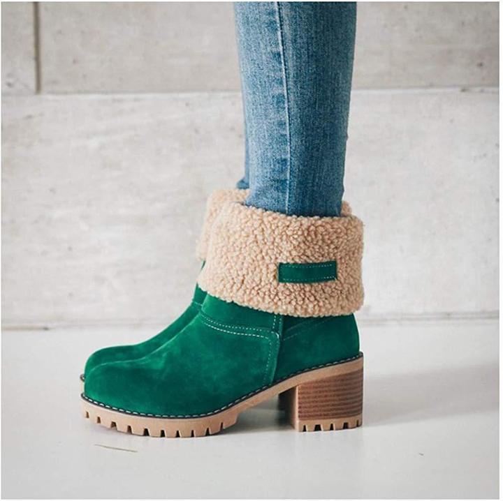 ����Black Friday promotion����COSY Winter Premium Women Suede Snow Chunky Ankle Boots