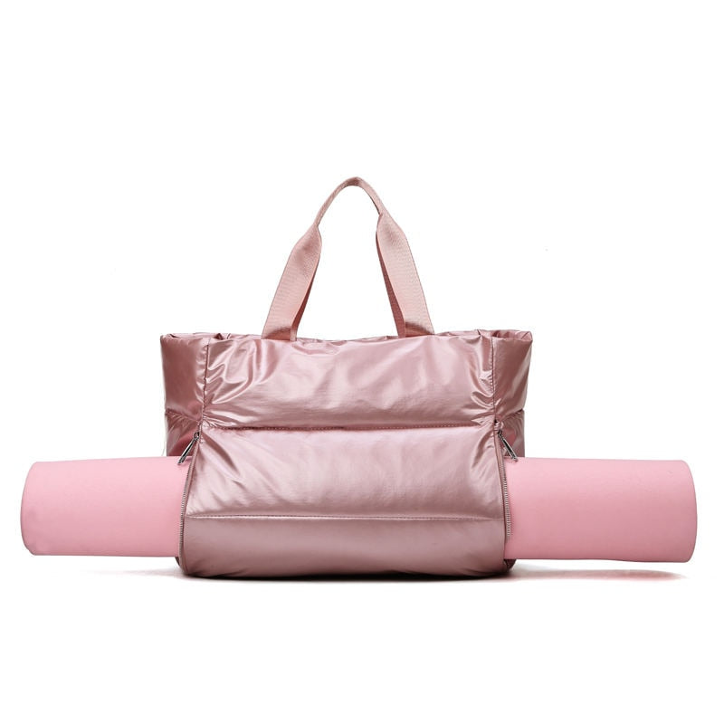 Space Padded Cotton Feather Down Tote Bag