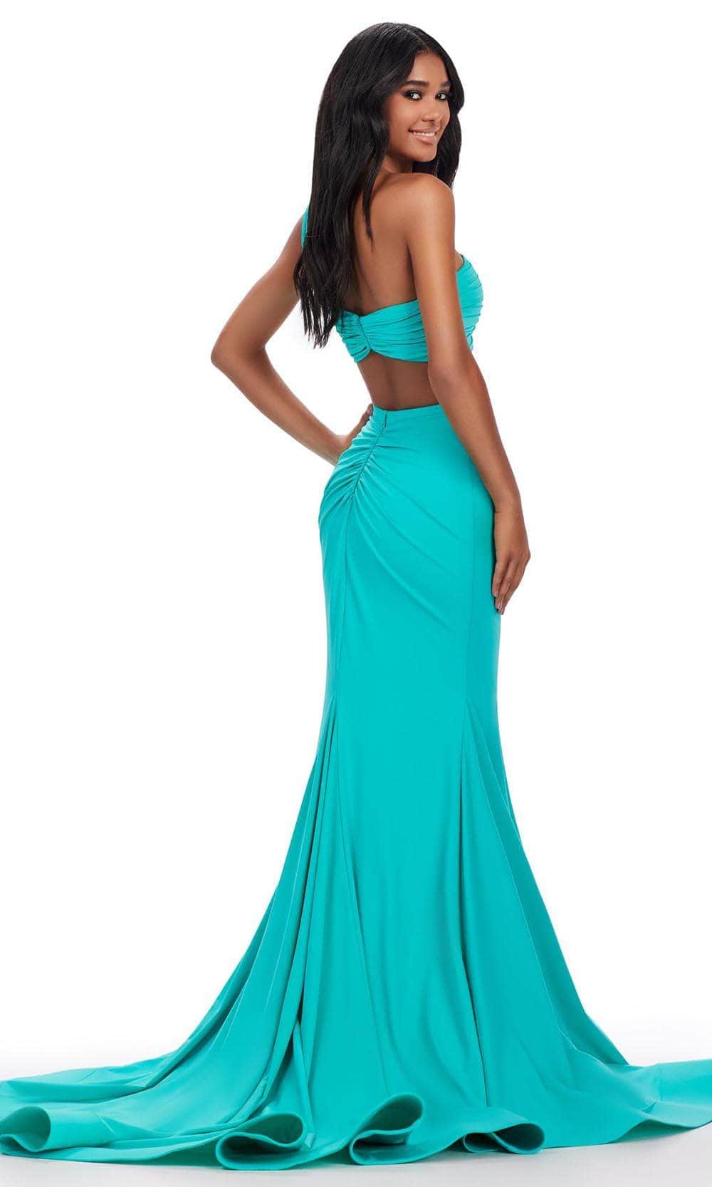 Ashley Lauren 11646 - Asymmetric Two Piece Prom Dress
