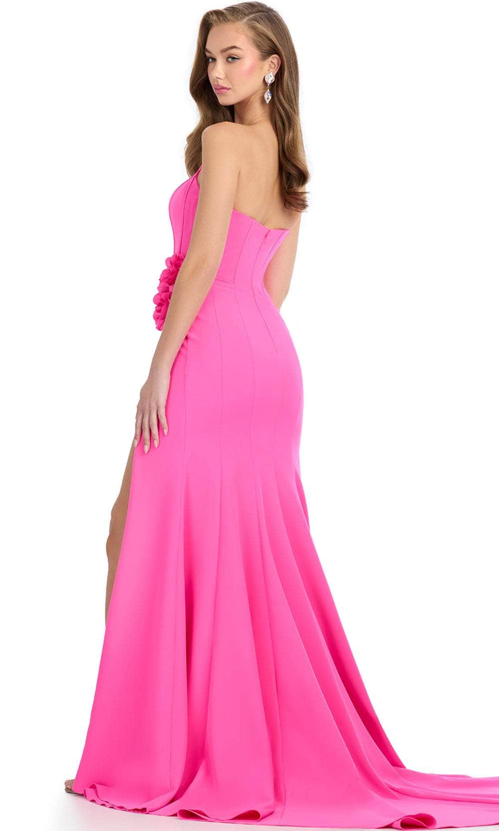 Ashley Lauren 11948 - Strapless Corset Jersey Prom Gown