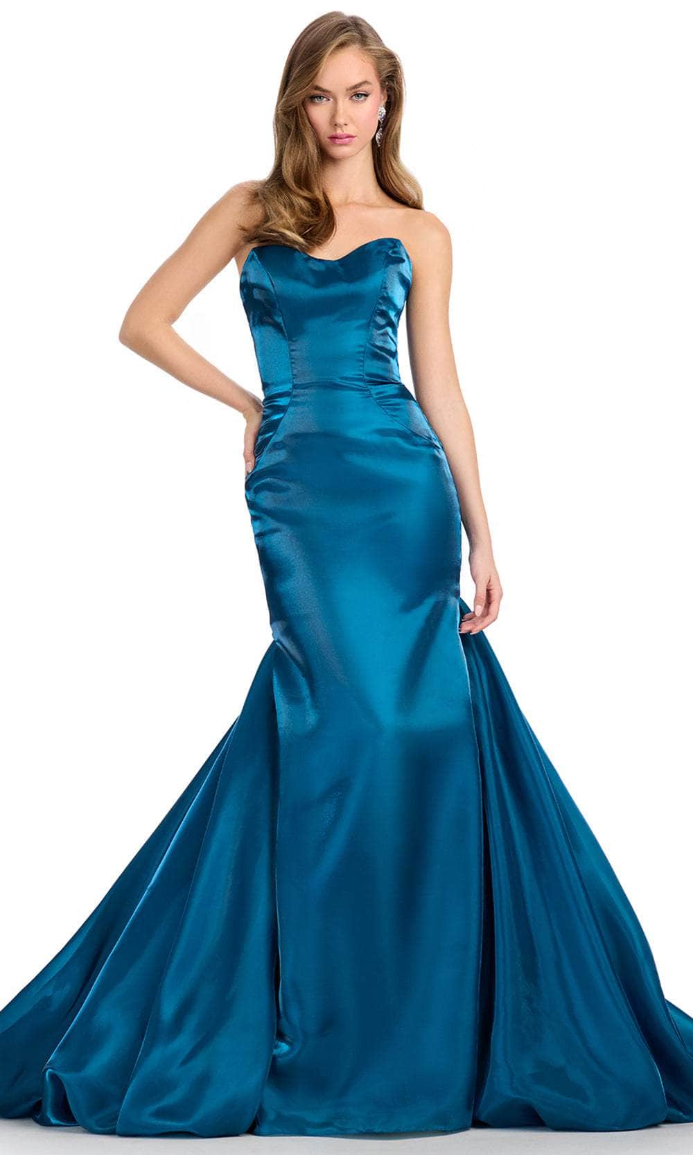 Ashley Lauren 11996 - Sweetheart Mermaid Satin Prom Dress Special Occasion Dress