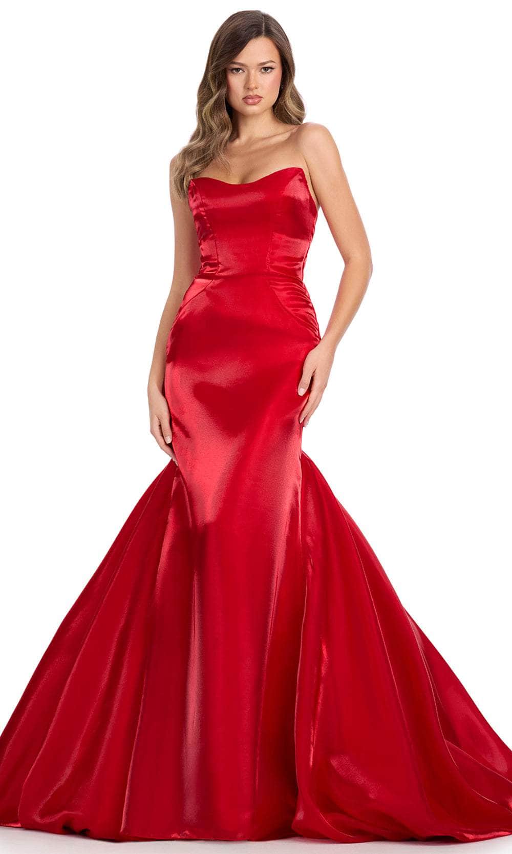 Ashley Lauren 11996 - Sweetheart Mermaid Satin Prom Dress Special Occasion Dress