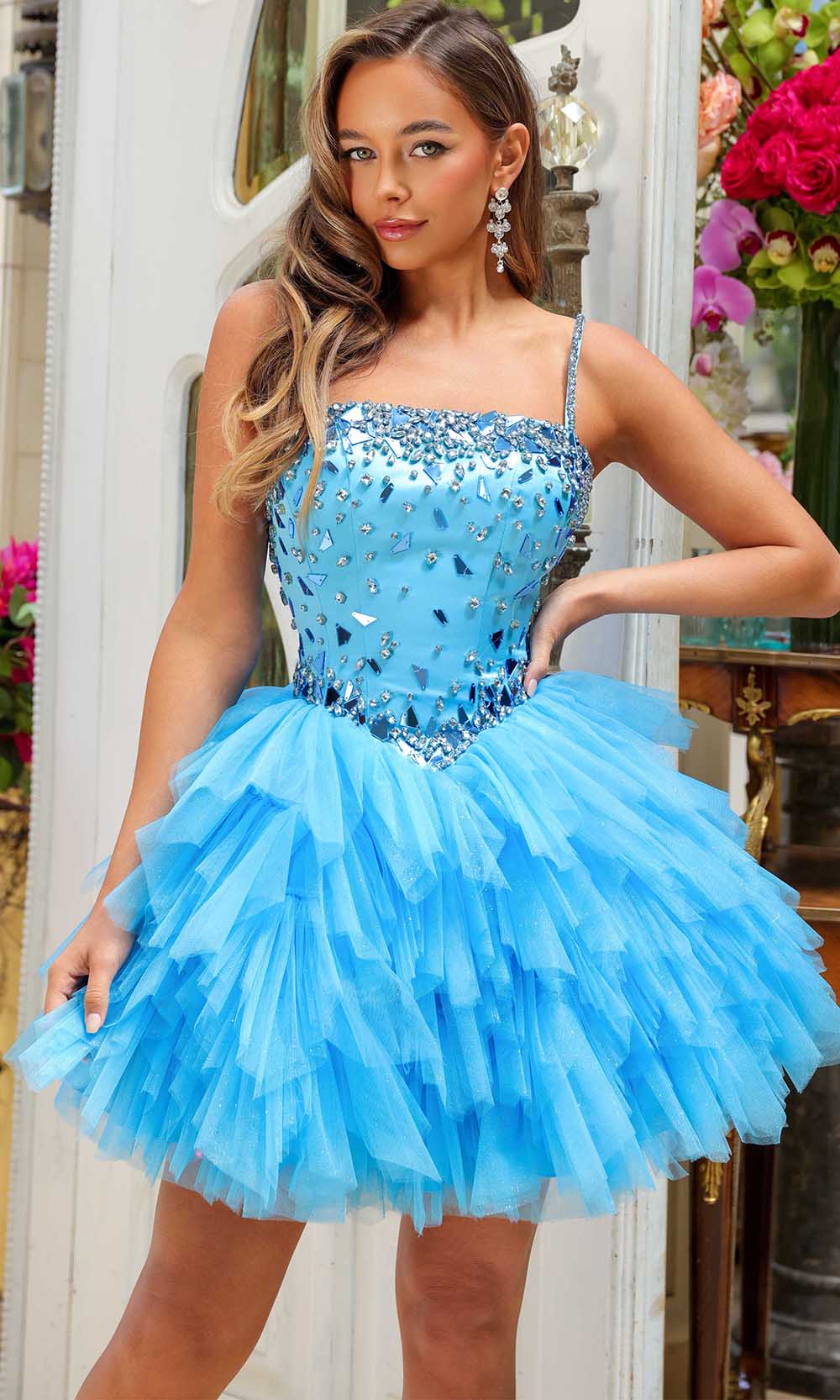 Ava Presley 29180 - Tiered A-Line Cocktail Dress