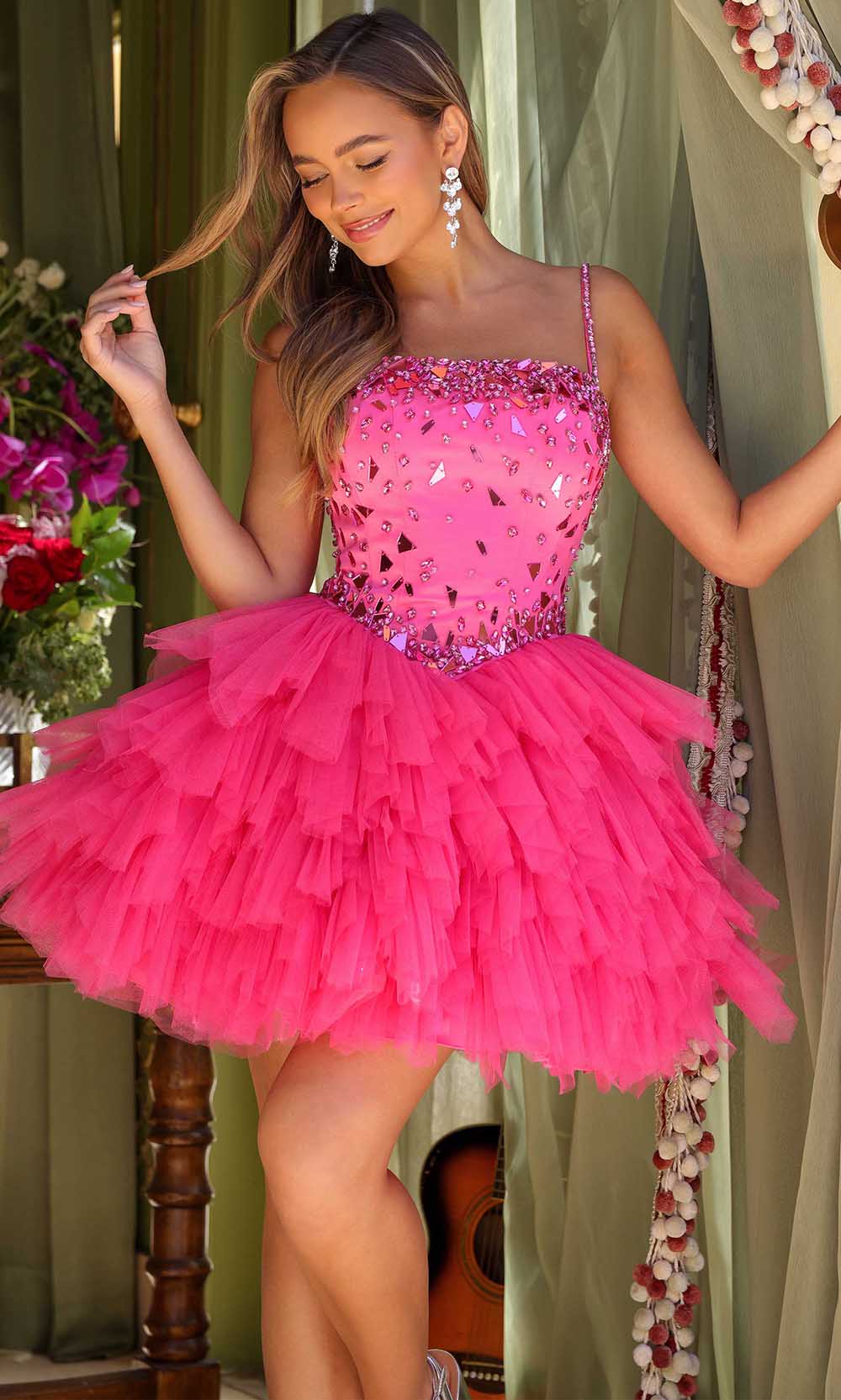 Ava Presley 29180 - Tiered A-Line Cocktail Dress