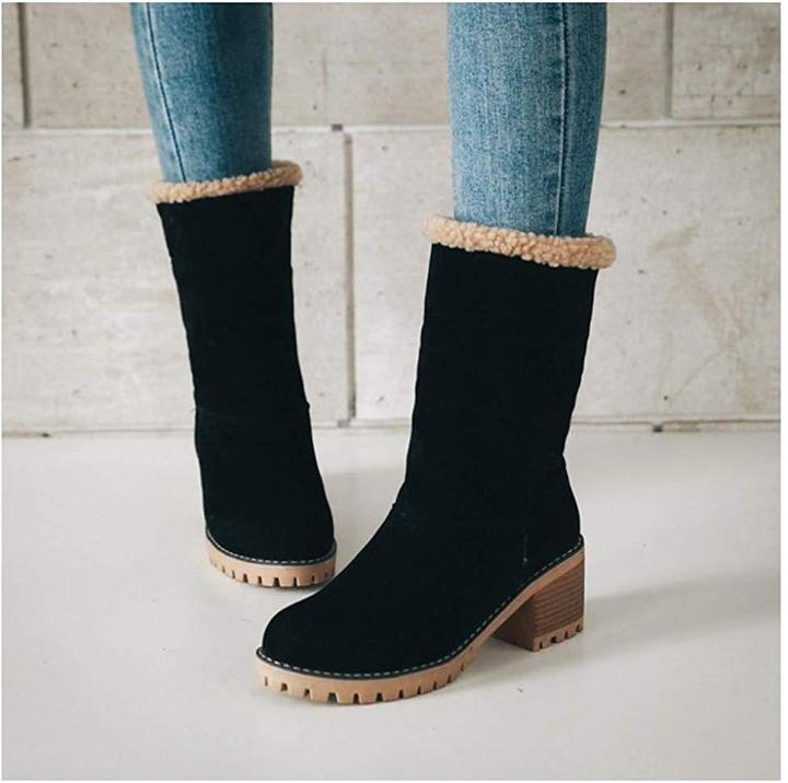 ����Black Friday promotion����COSY Winter Premium Women Suede Snow Chunky Ankle Boots