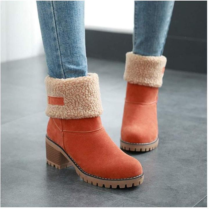 ����Black Friday promotion����COSY Winter Premium Women Suede Snow Chunky Ankle Boots