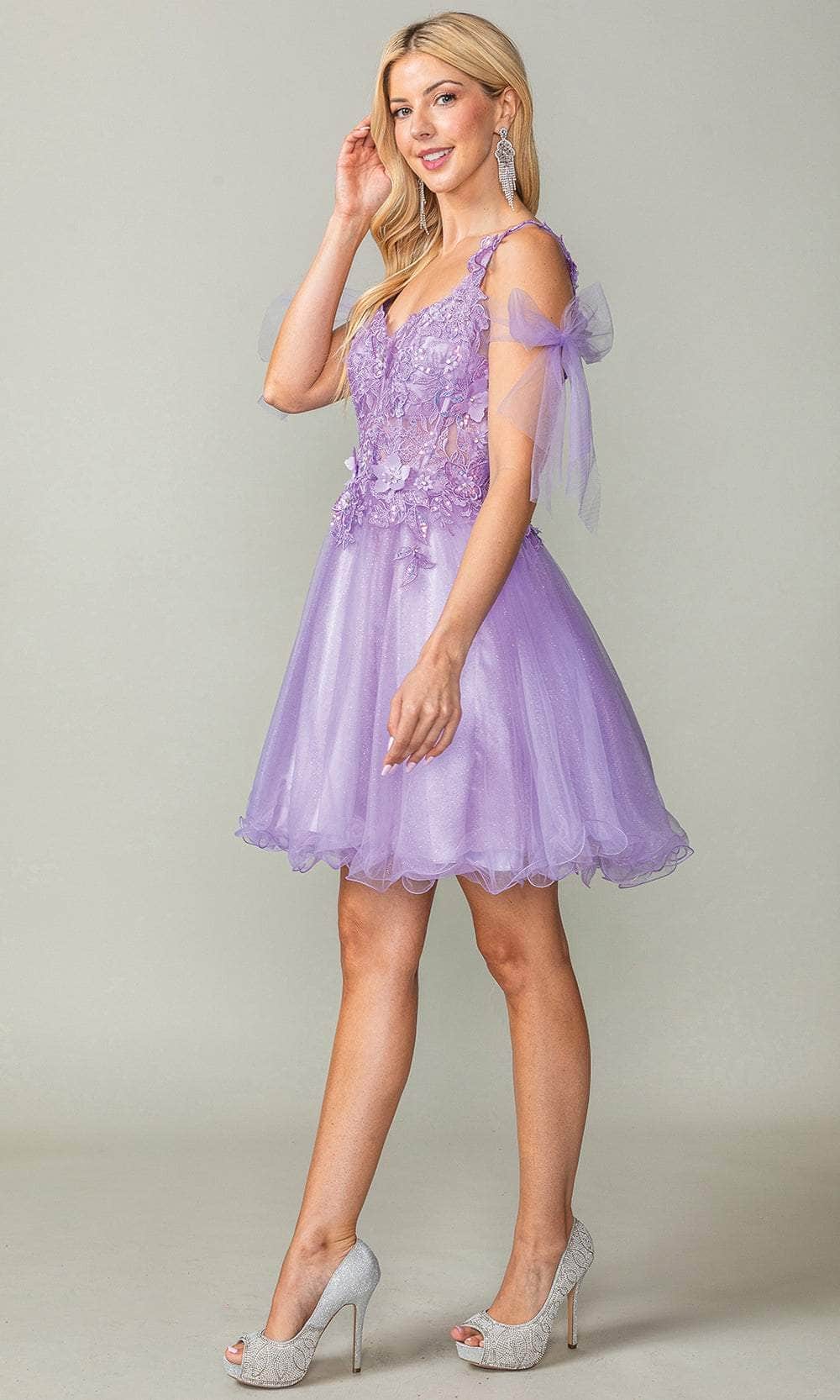 Dancing Queen 3365 - Corset Applique Dress Clearance Sale
