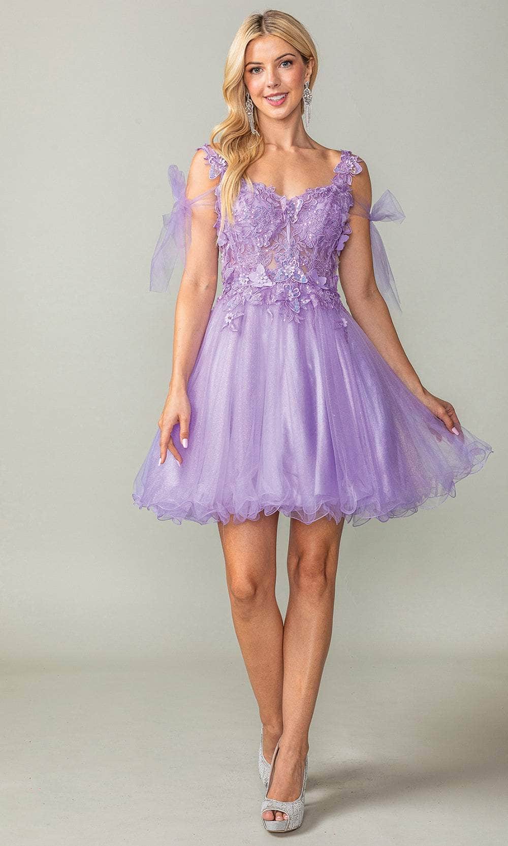 Dancing Queen 3365 - Corset Applique Dress Clearance Sale