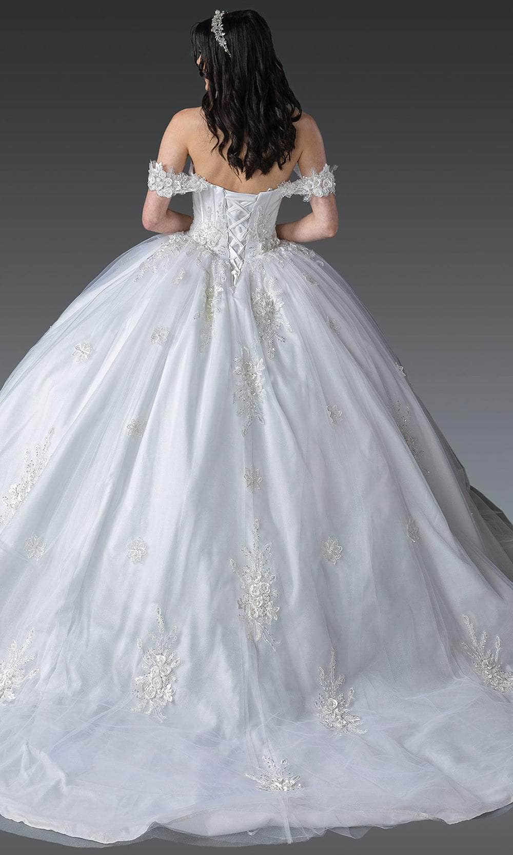 Dancing Queen Bridal 0279 - Sweetheart Floral Lace Ballgown