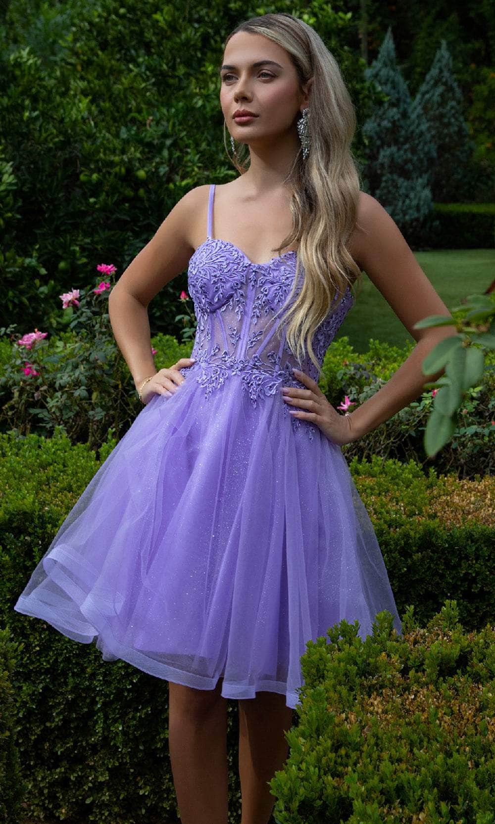 Elizabeth K GS3515 - Applique Sweetheart Cocktail Dress Special Occasion Dress