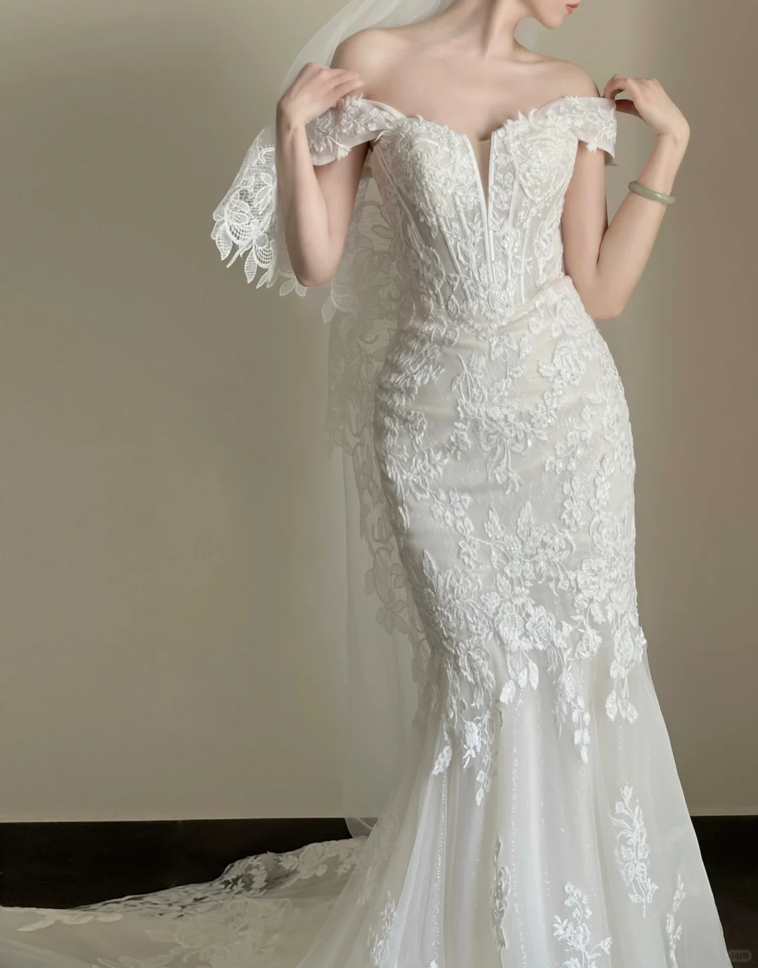 Luxury Women's Elegant Wedding Dresses Lace Side Split Sexy Princess Bridal Gown fg7317