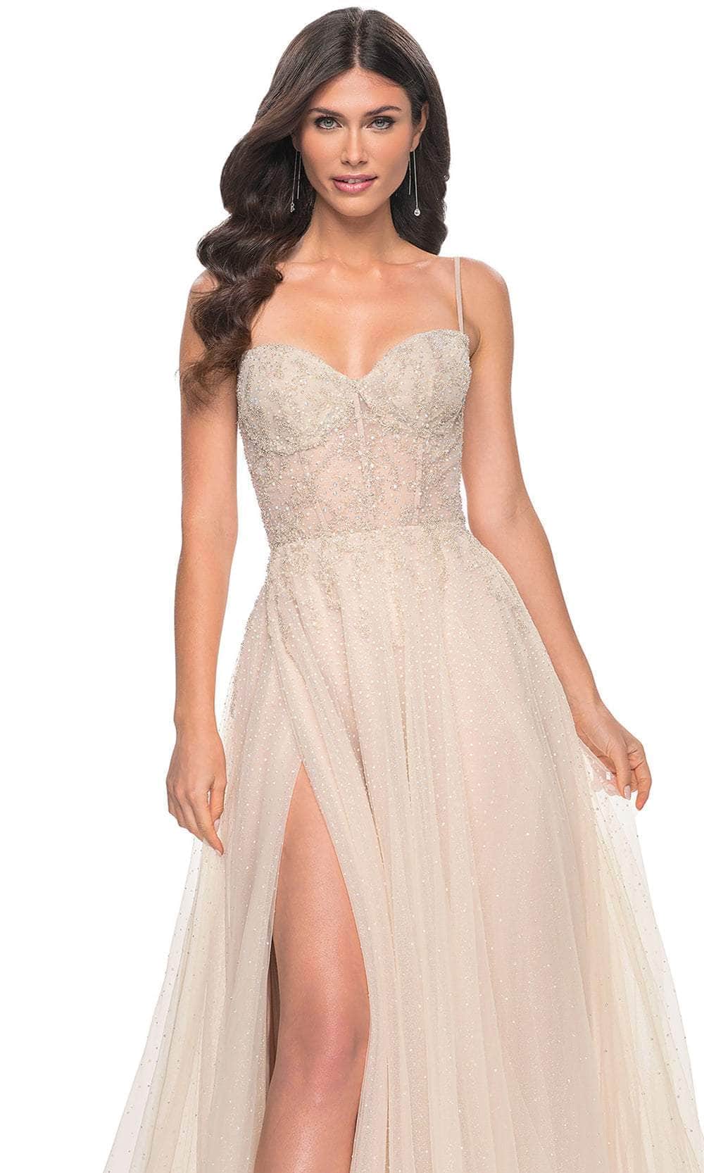 La Femme 32271 - Sparkly A-Line Dress for Prom