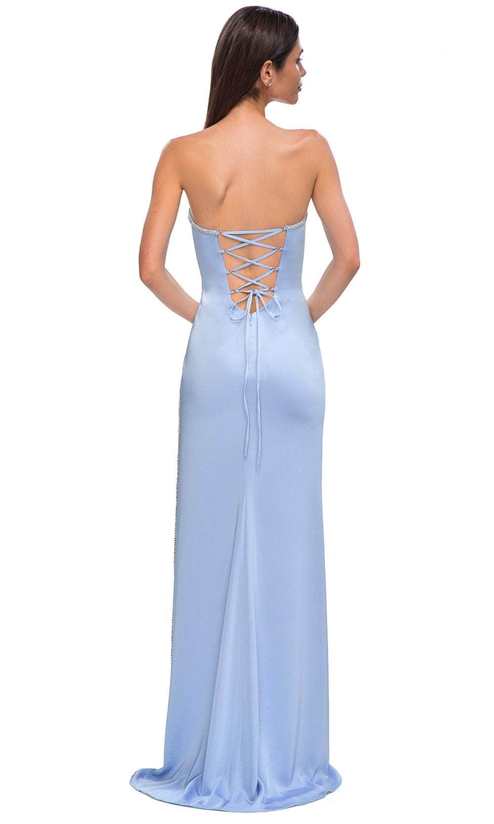 La Femme 32799 - Strapless Lace-Up Back Prom Gown