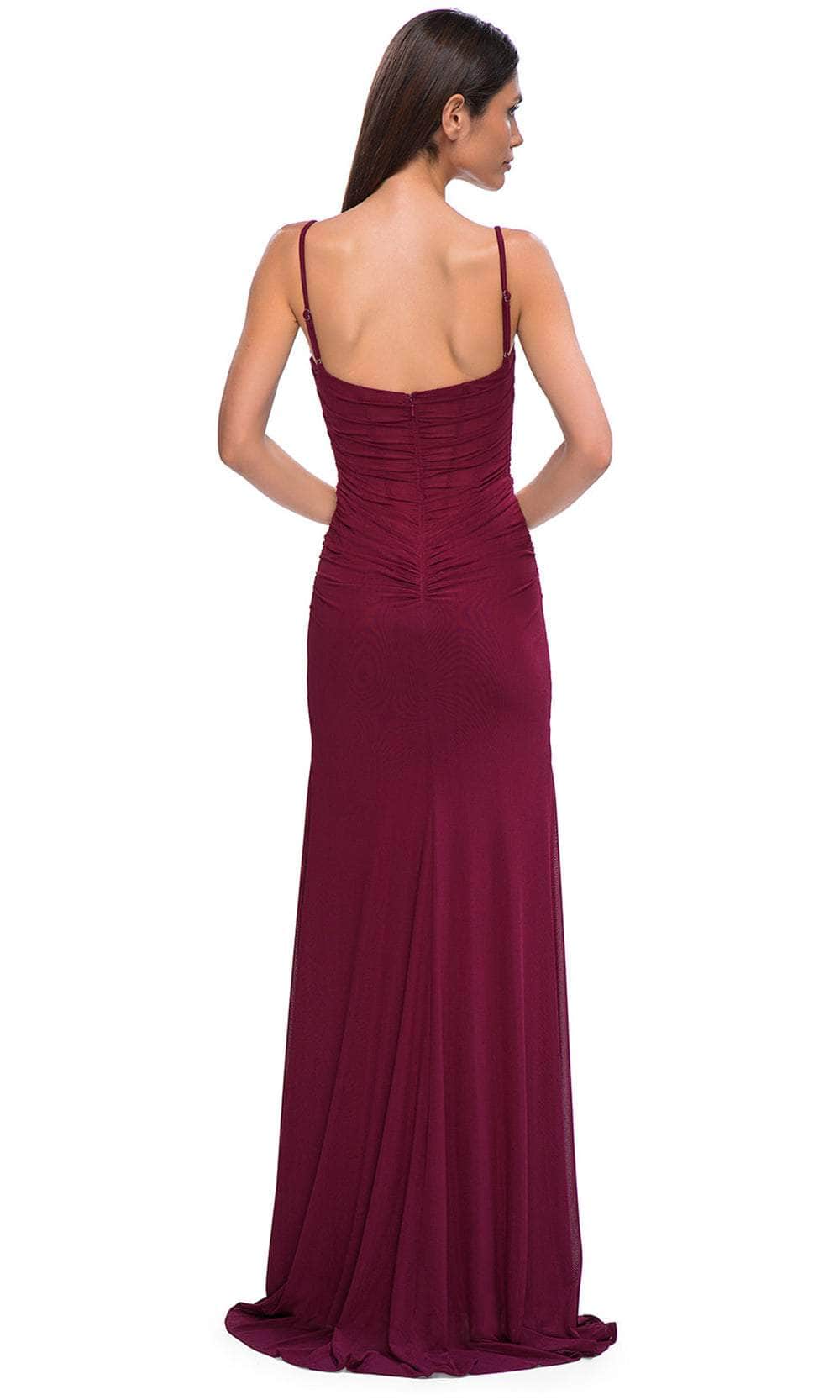La Femme 32925 - Ruched Sweetheart Simple Prom Gown