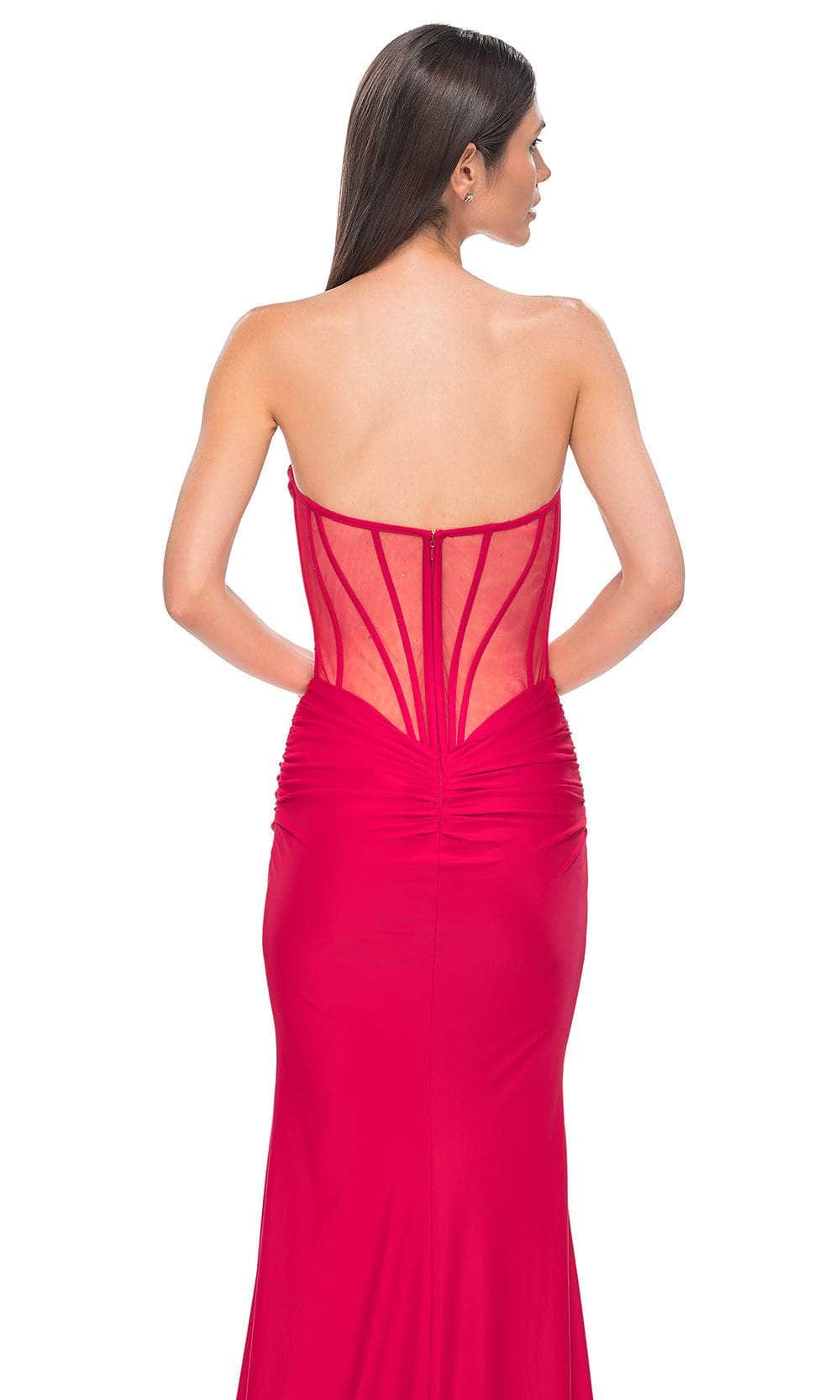 La Femme 32941 - Plunging Sweetheart Jersey Prom Gown