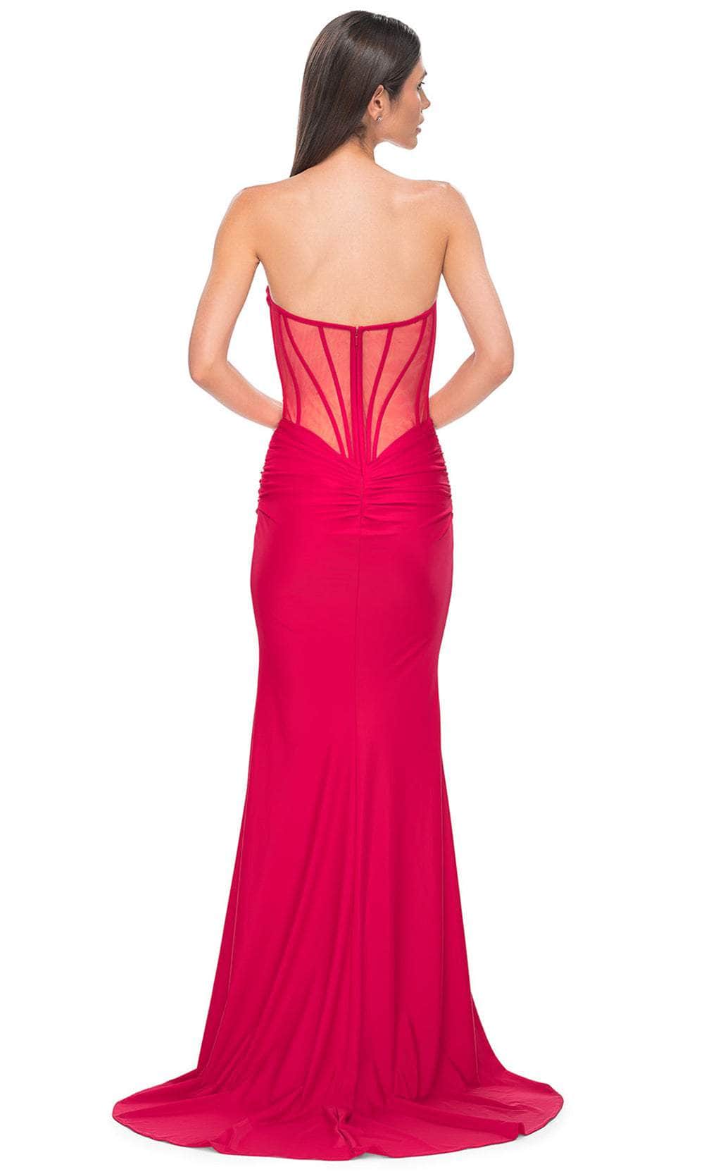 La Femme 32941 - Plunging Sweetheart Jersey Prom Gown