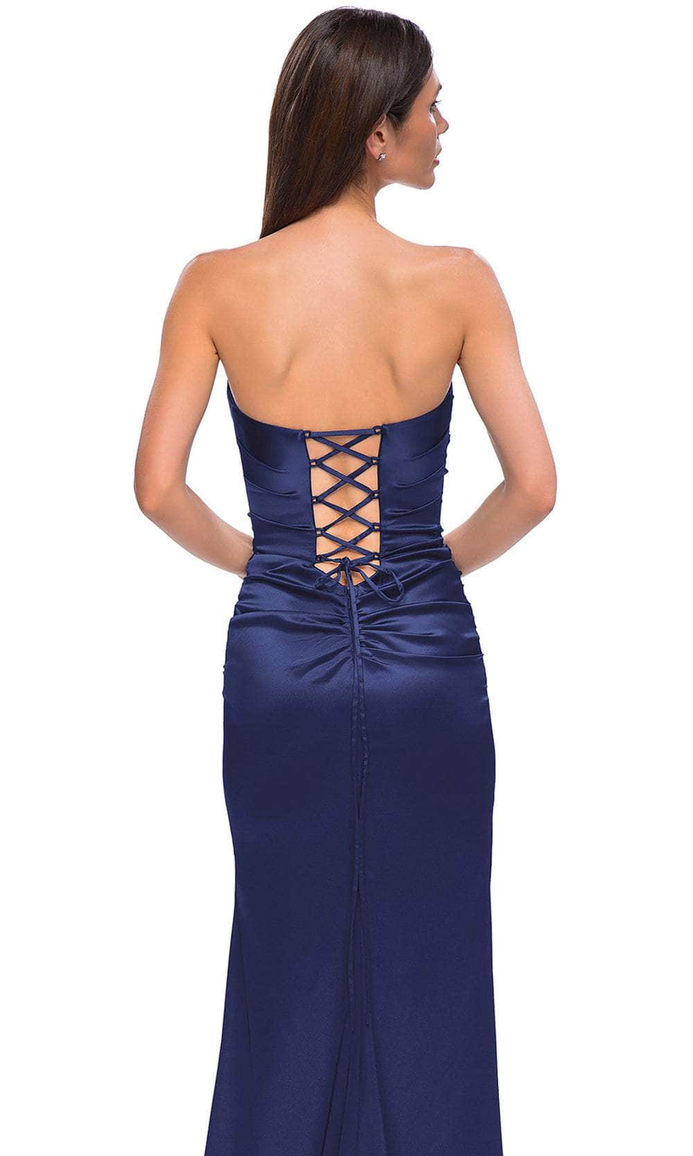 La Femme 32952 - Semi-Sweetheart Ruched Bodice Prom Gown