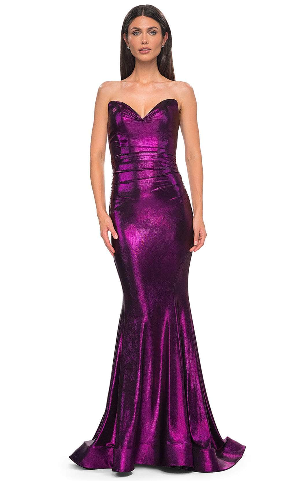 La Femme 32995 - Sweetheart Neckline Mermaid Prom Gown