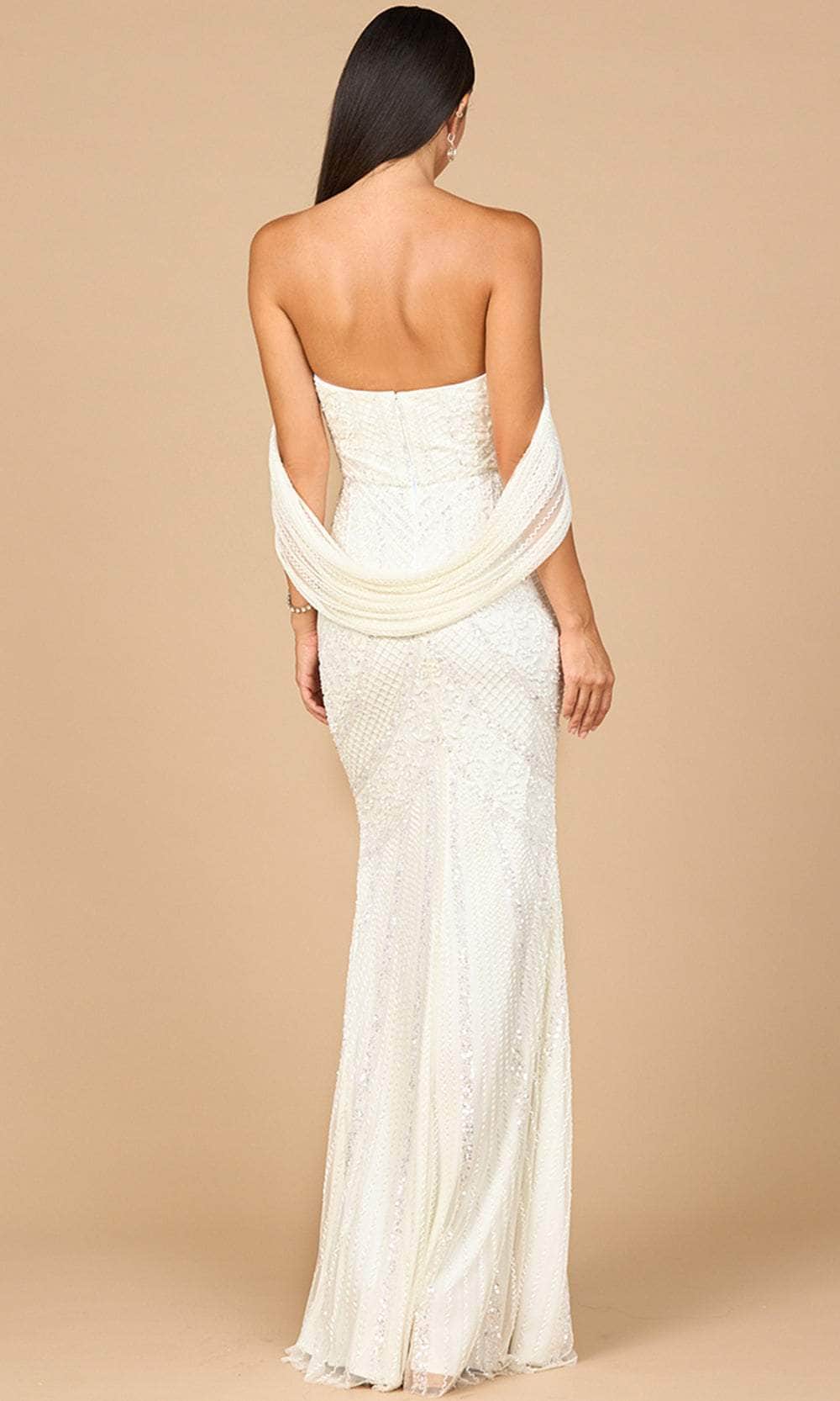 Lara Dresses 51198 - Strapless Beaded Wedding Gown