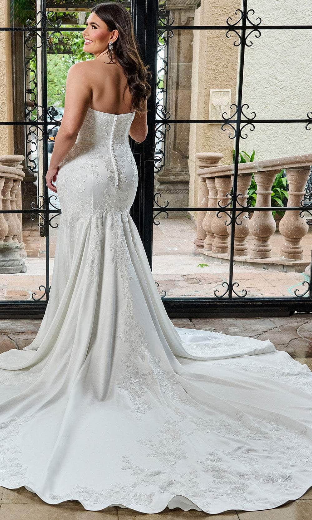 Rachel Allan RB3211 - Strapless Sweetheart Trumpet Wedding Gown