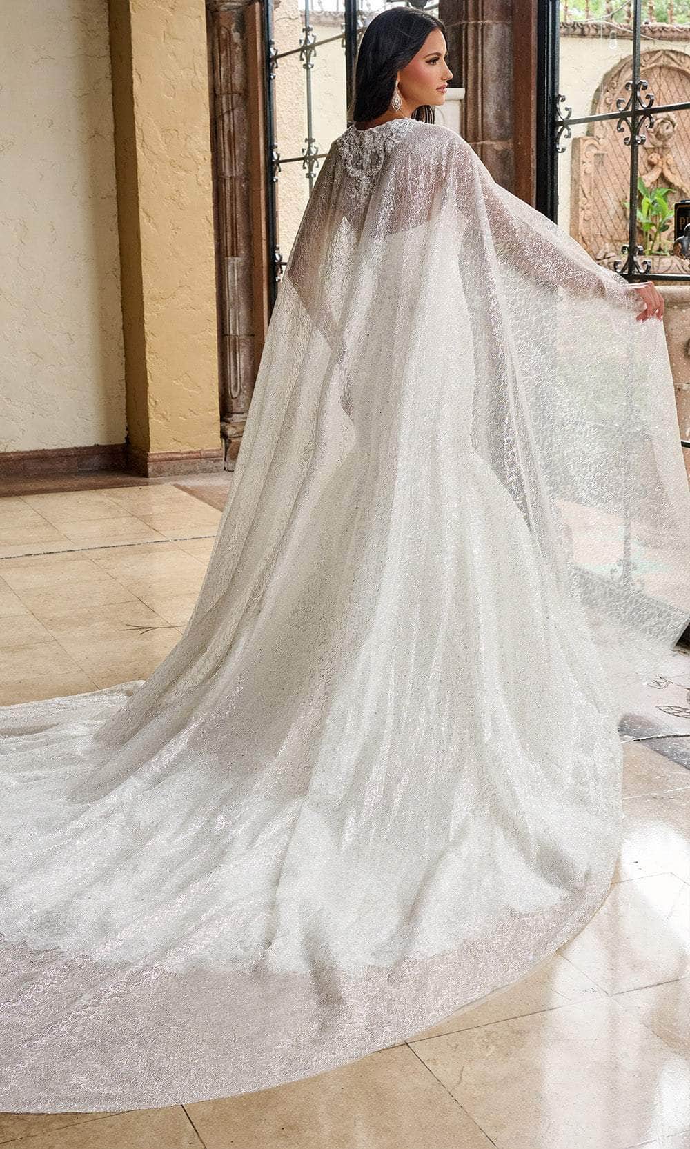 Rachel Allan RB4200 - Beaded Lace Mermaid Wedding Gown