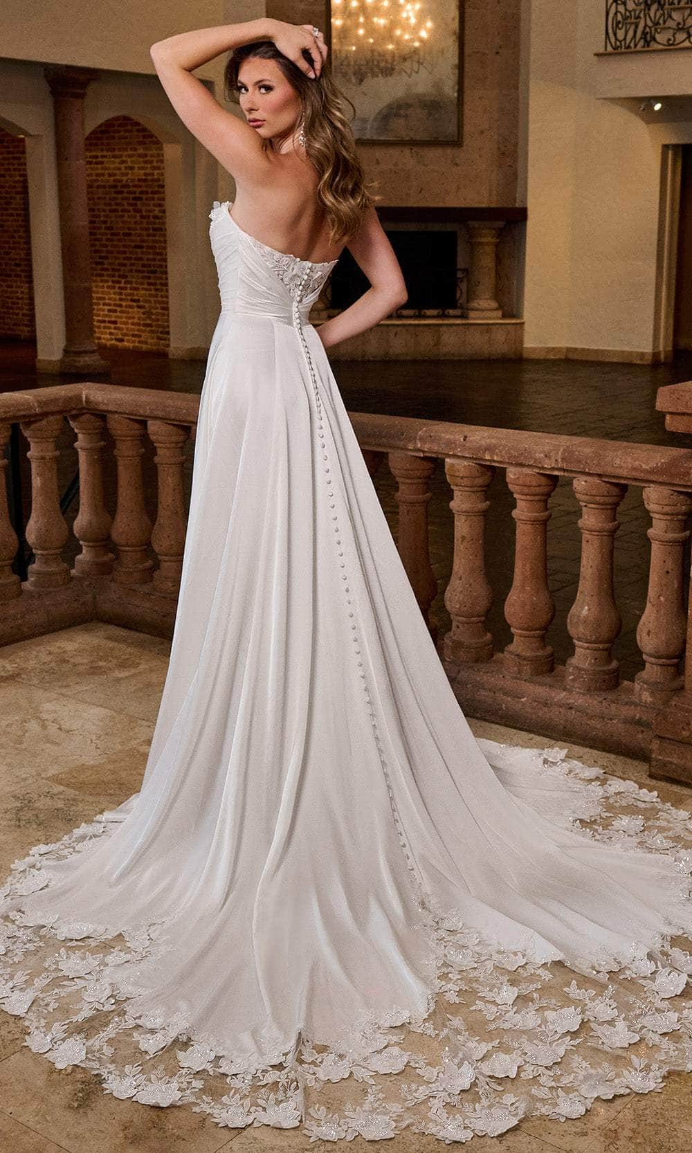 Rachel Allan RB4202 - Minimalist Sweetheart A-Line Wedding Gown