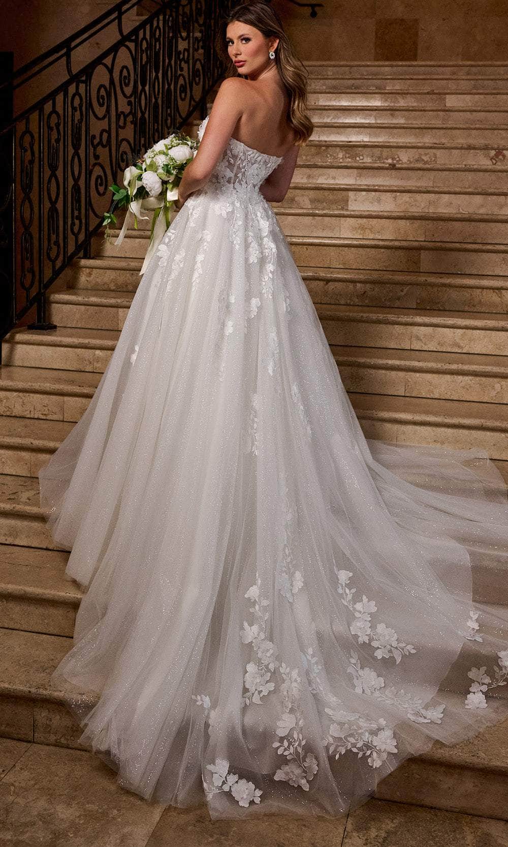 Rachel Allan RB5084 - Floral Sweetheart Wedding Gown