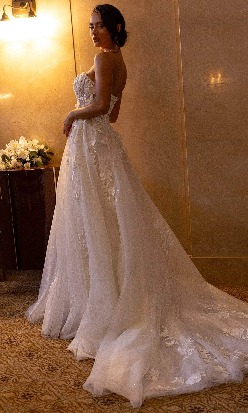 Rachel Allan RB5084 - Floral Sweetheart Wedding Gown
