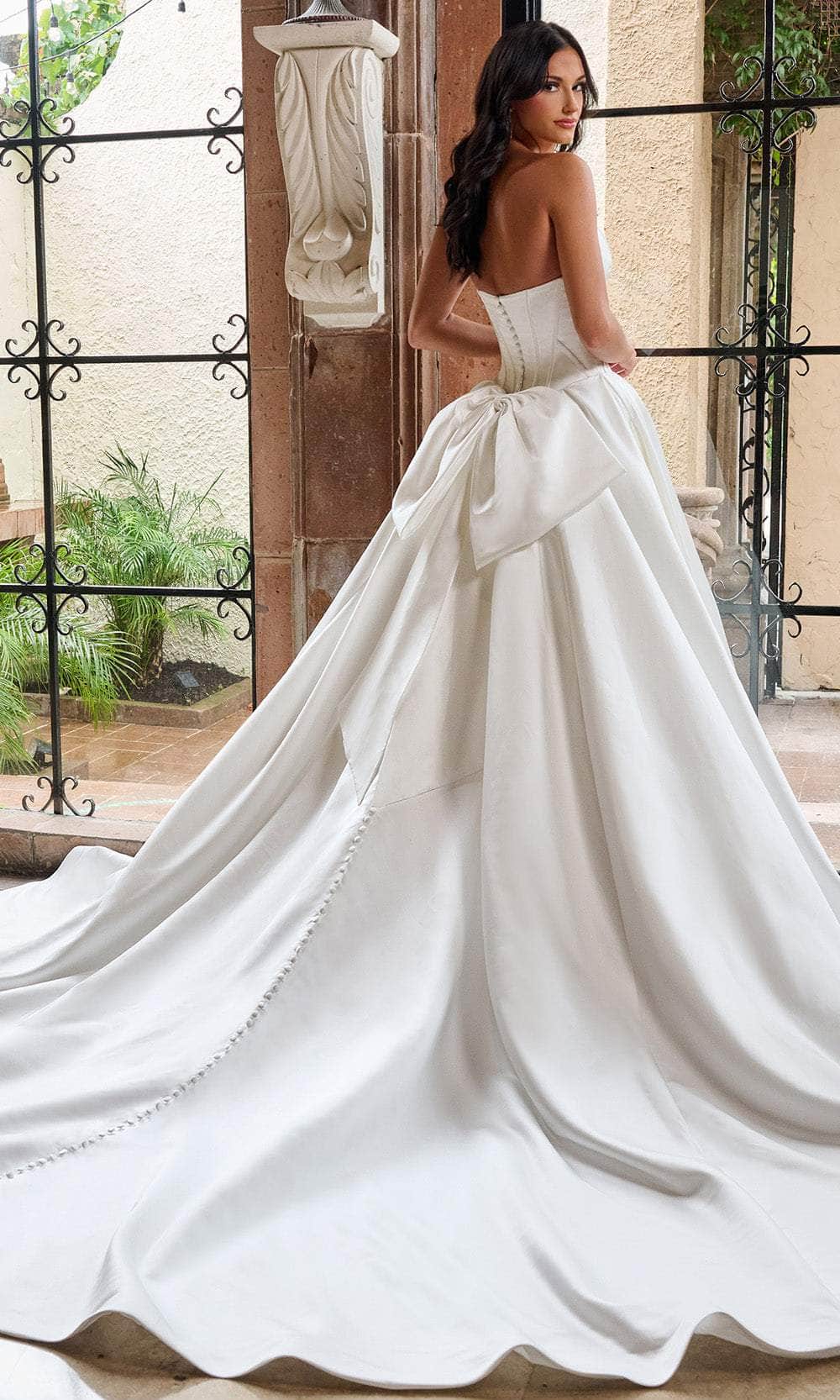 Rachel Allan RB5092 - Sweetheart Wedding Gown with Luxurious Pleats