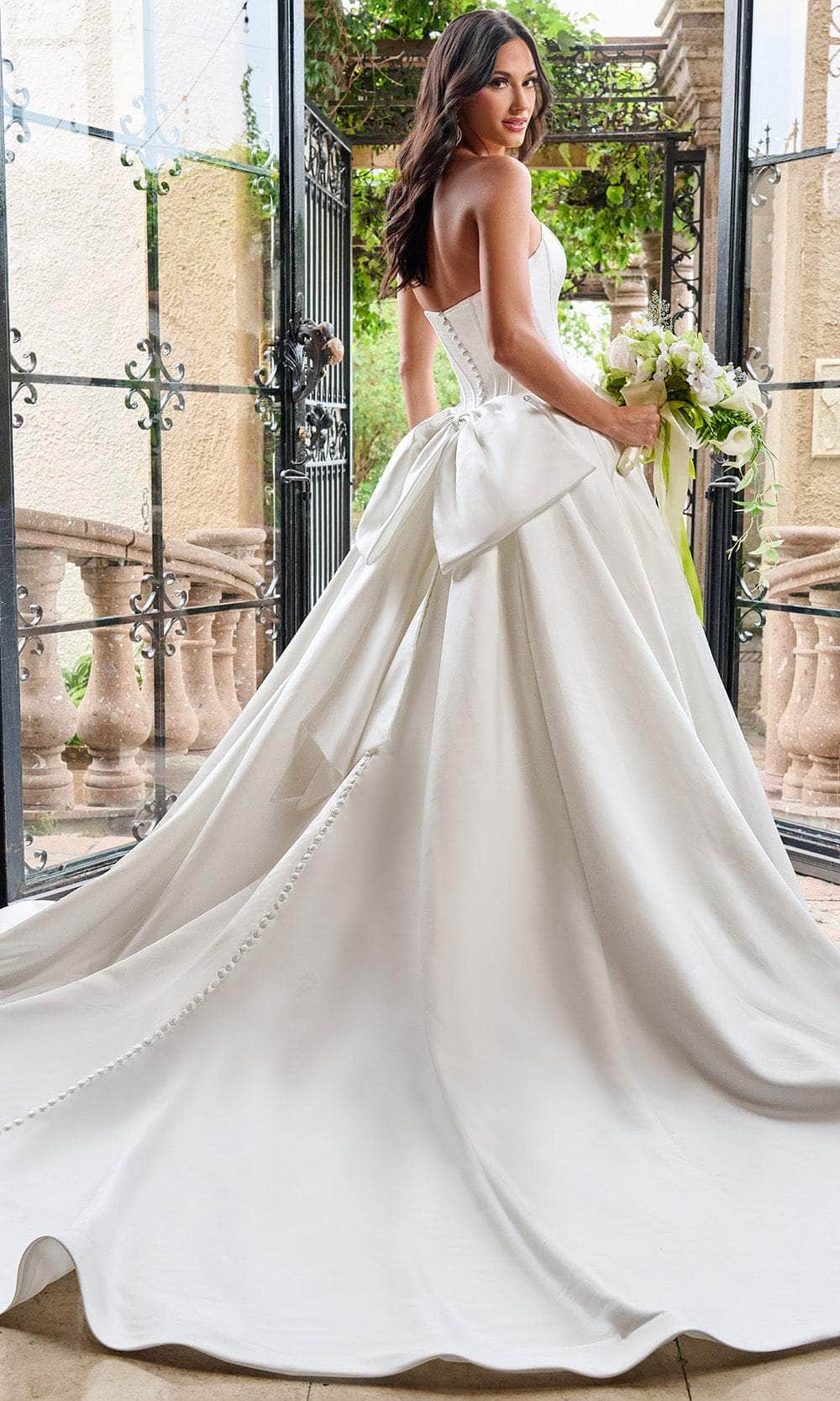 Rachel Allan RB5092 - Sweetheart Wedding Gown with Luxurious Pleats