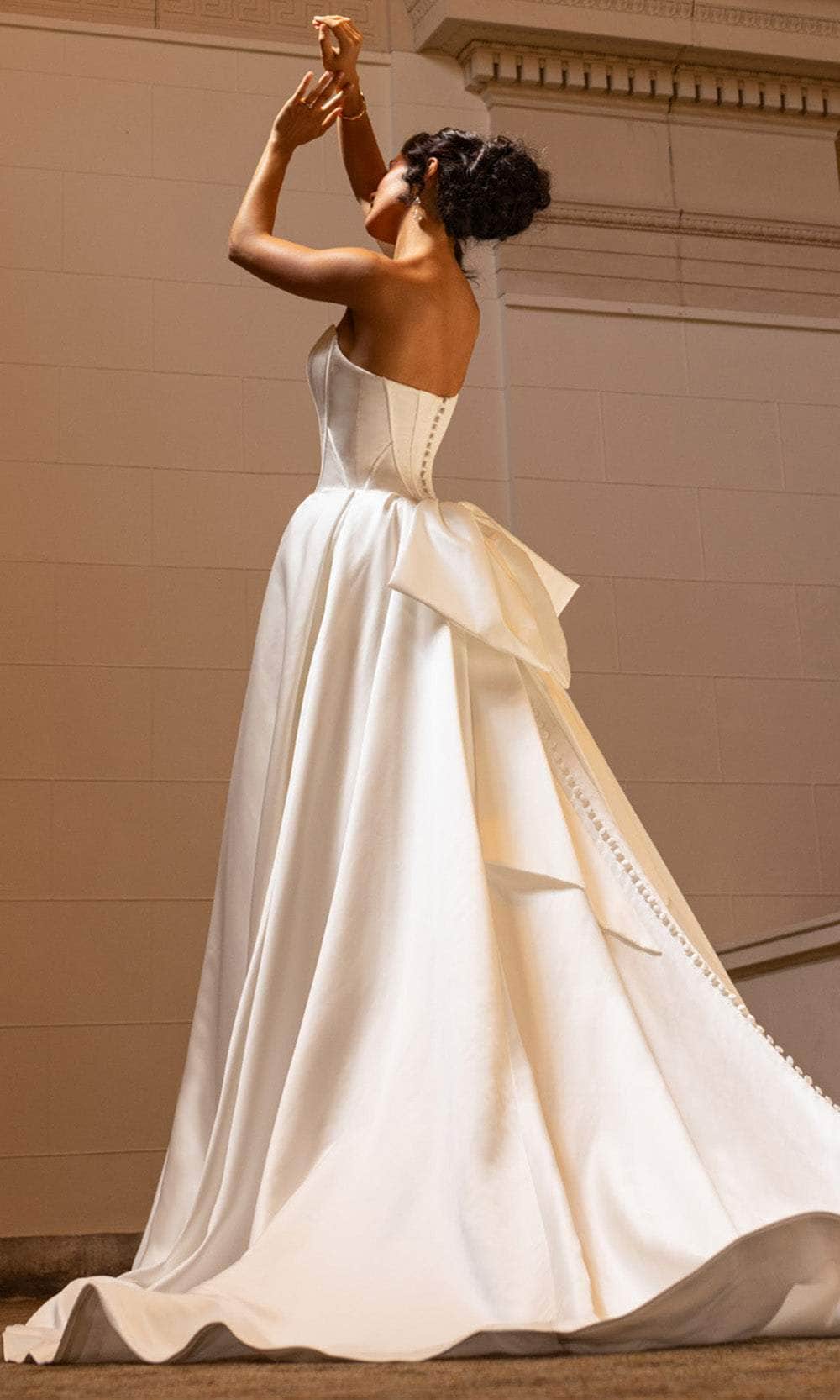 Rachel Allan RB5092 - Sweetheart Wedding Gown with Luxurious Pleats