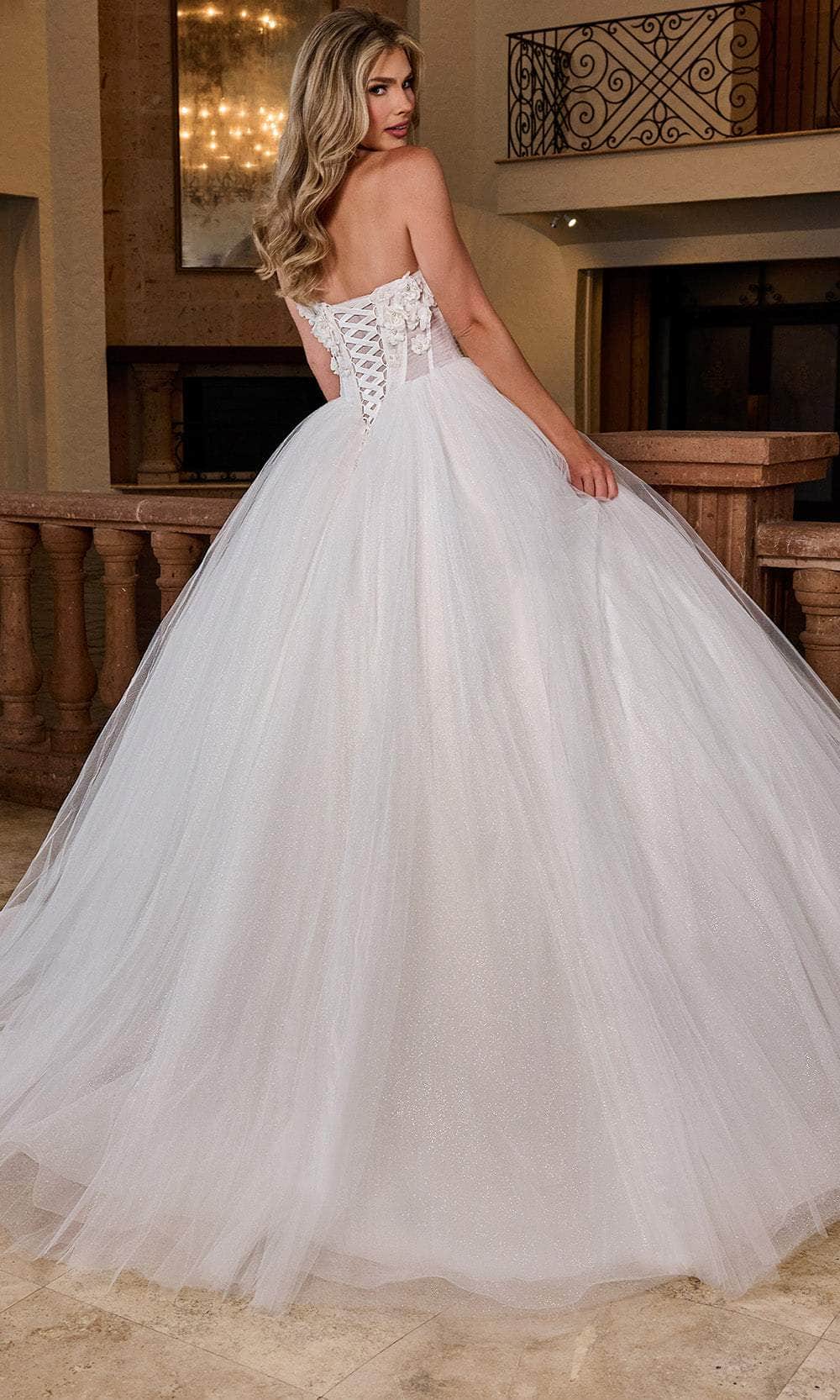 Rachel Allan RB6160 - Strapless Sweetheart Wedding Ballgown