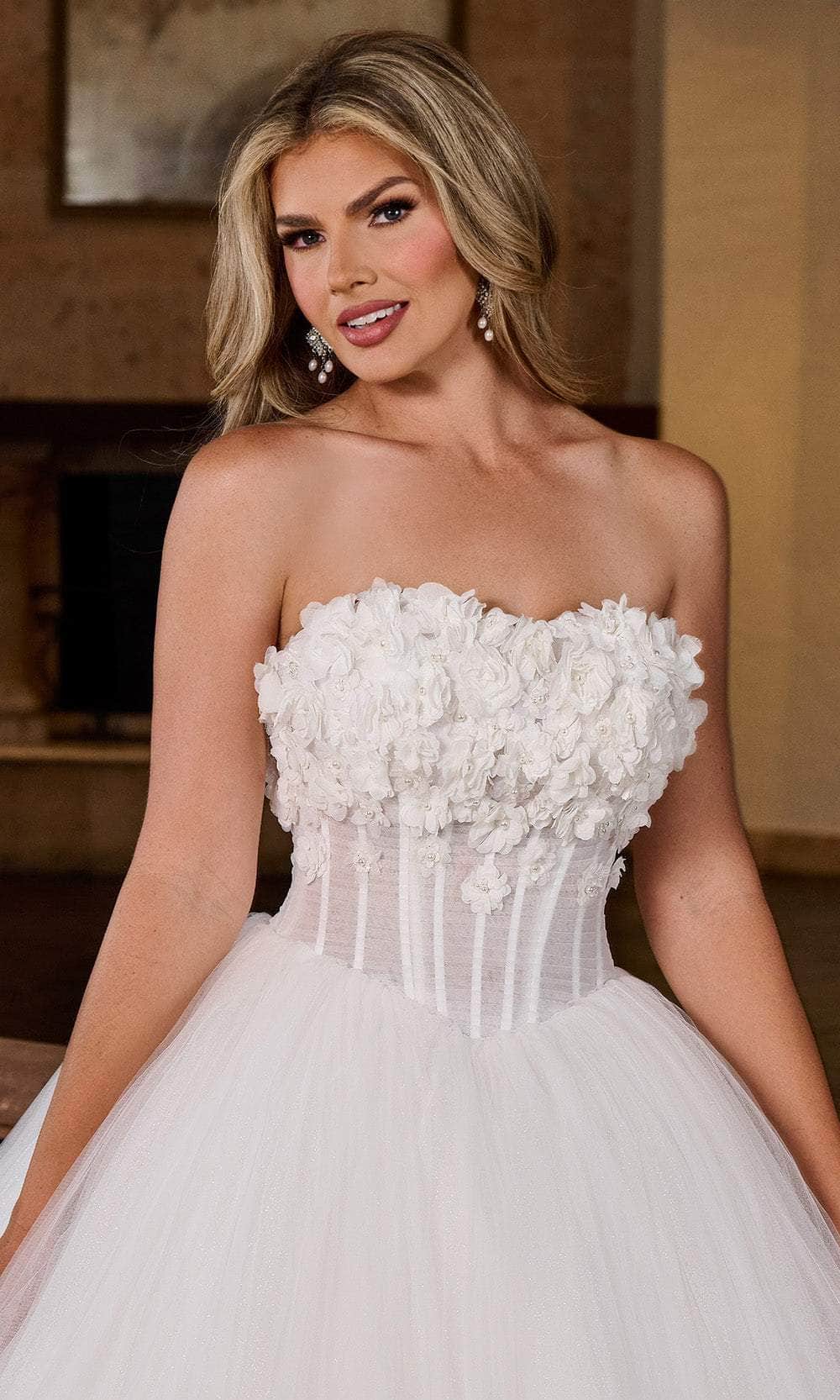 Rachel Allan RB6160 - Strapless Sweetheart Wedding Ballgown