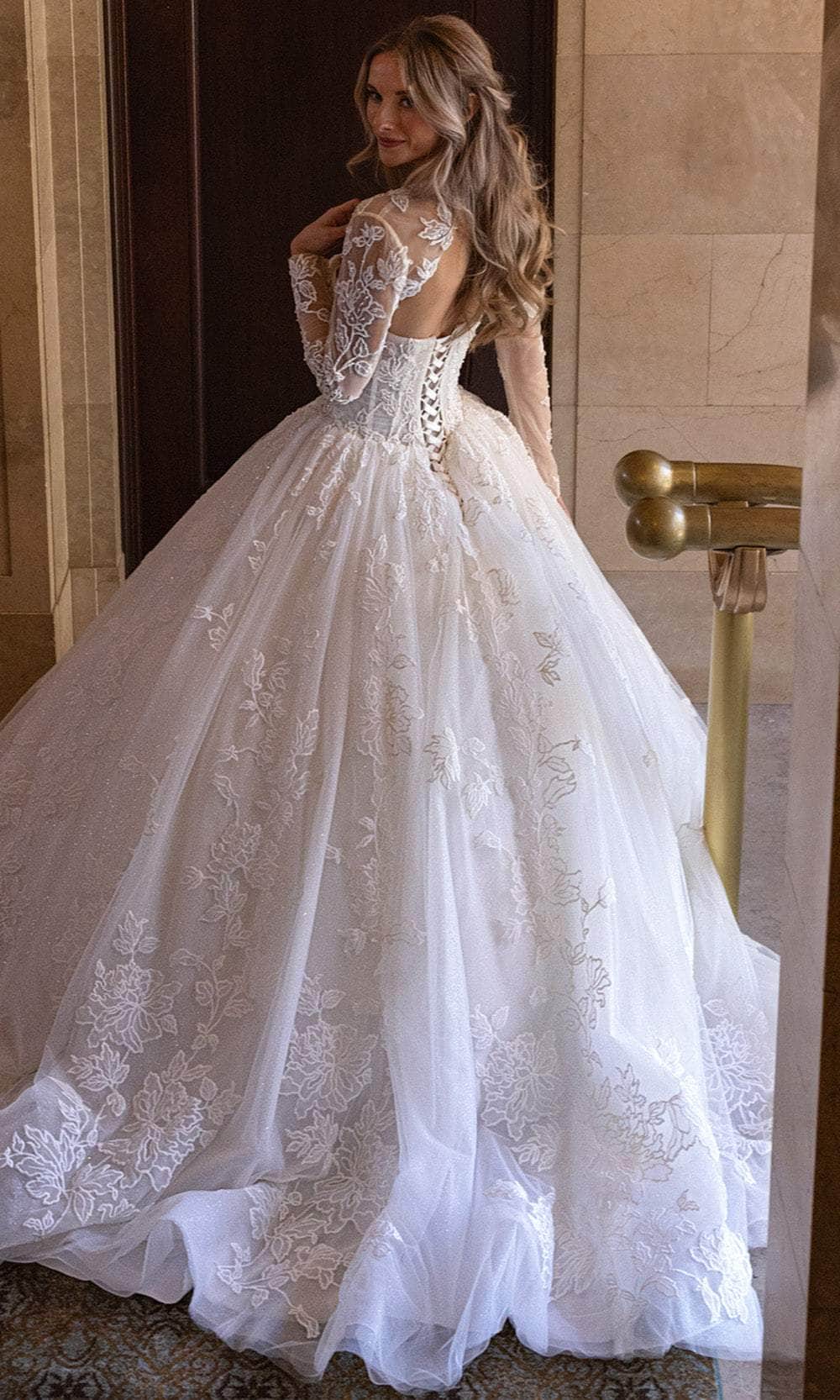 Rachel Allan RB6161 - Detachable Sleeve Sweetheart Bridal Gown
