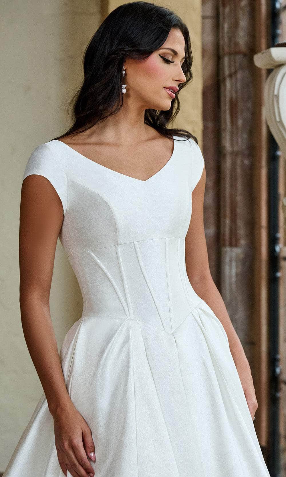 Rachel Allan RB7000 - Classic Mikado A-Line Bridal Gown