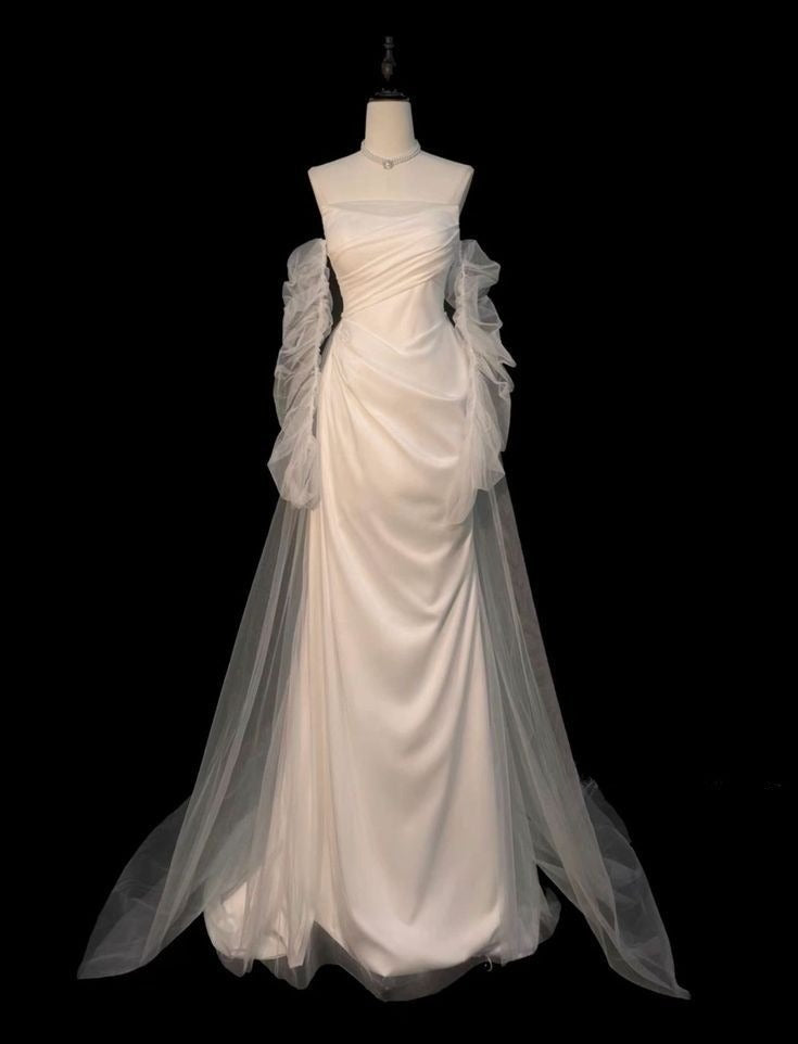 Long Bridal Gown Wedding Party Dress    fg7823