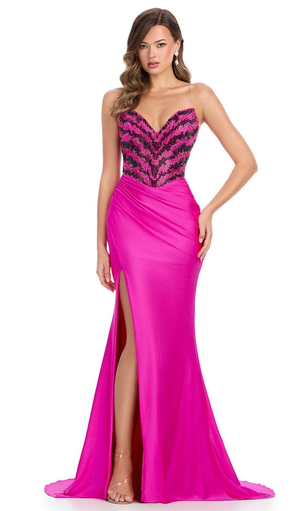 Ashley Lauren 11933 - Beaded Top Sweetheart Prom Dress Special Occasion Dress