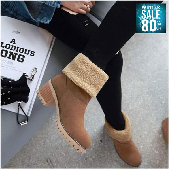 ����Black Friday promotion����COSY Winter Premium Women Suede Snow Chunky Ankle Boots